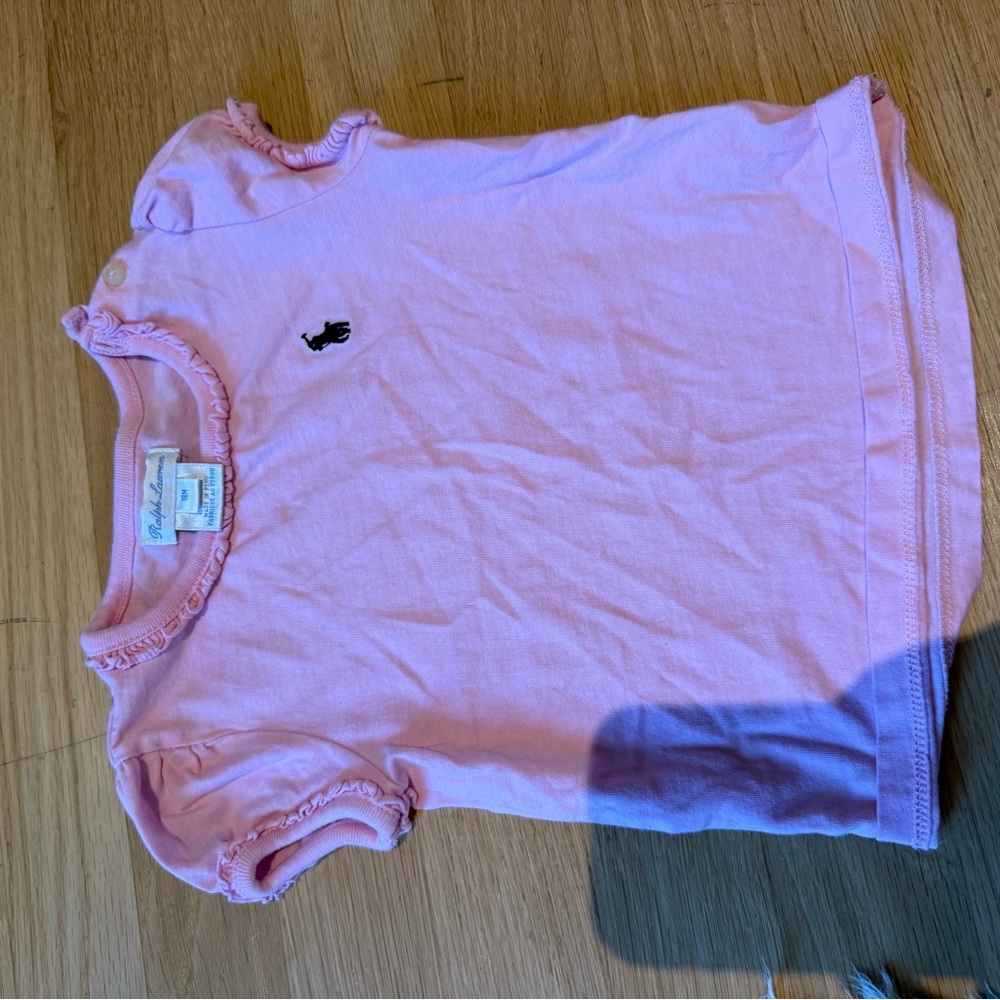 Ralph Lauren Light Pink Short Sleeve Tee